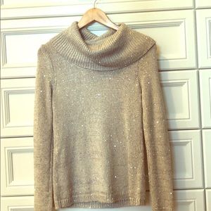 WHBM Sequin Turtleneck